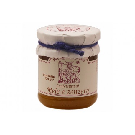 confettura di mele e zenzero 220 gr