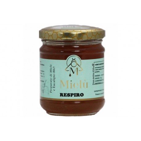 miele millefiori bio con gocce d'eucalipto 250 gr