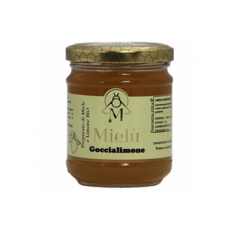 miele millefiori bio con gocce di limone 250 gr
