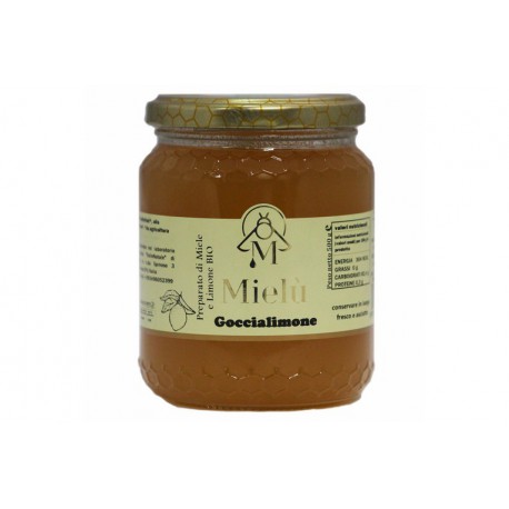miele millefiori bio con gocce di limone 500 gr