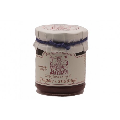 Confettura extra di fragole candonga 220 gr