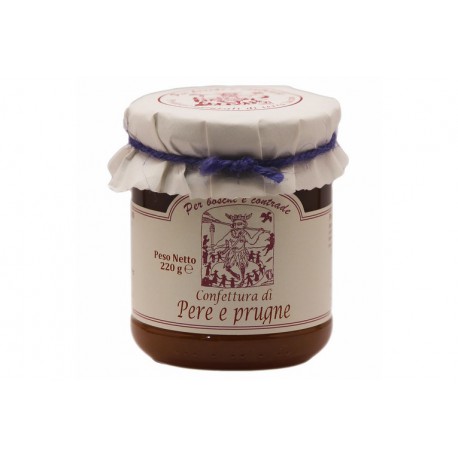 Confettura di pere e prugne 220 gr