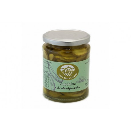 zucchine in olio evo 270 gr