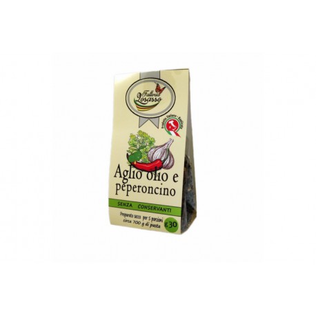 aglio olio peperoncino cruschi 30 gr