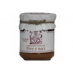 confettura extra di pere e noci 220 gr