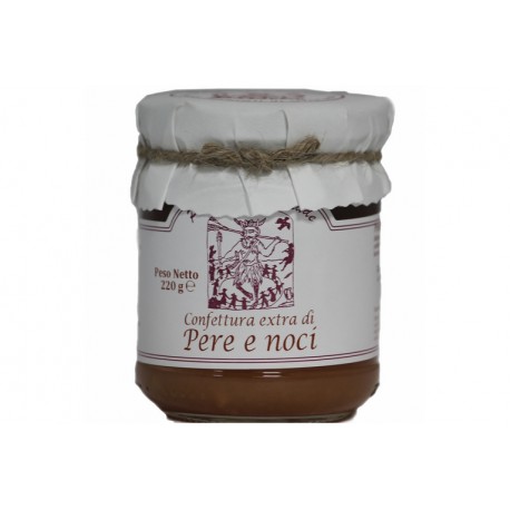 confettura extra di pere e noci 220 gr